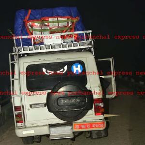सुखिपुरबाट भारीमात्रामा गाजा बाेकेकाे बोलेरो पक्राउ, तस्कर फरार